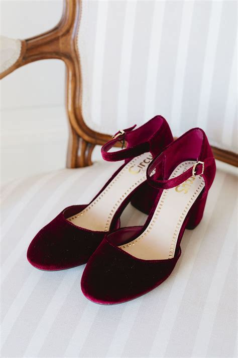 comfortable burgundy heels.